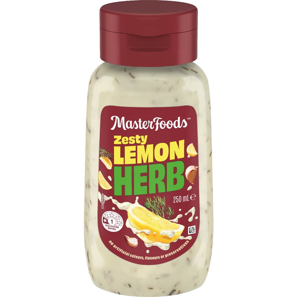 MasterFoods Zesty Lemon & Herb Sauce 250mL