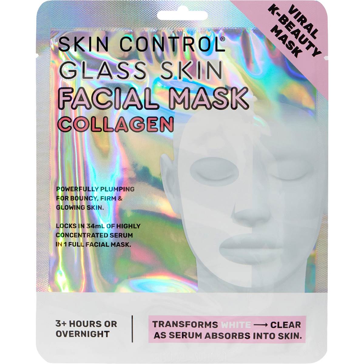 Skin Control Glass Skin Face Mask Collagen each