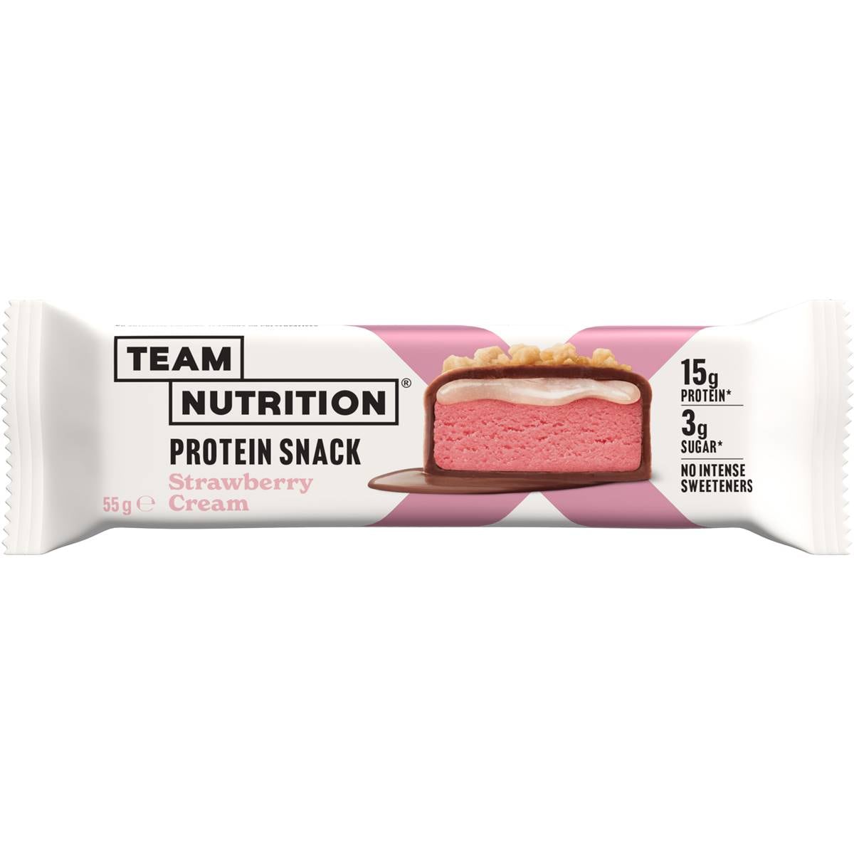 Team Nutrition Protein Snack Bar Strawberry Cream