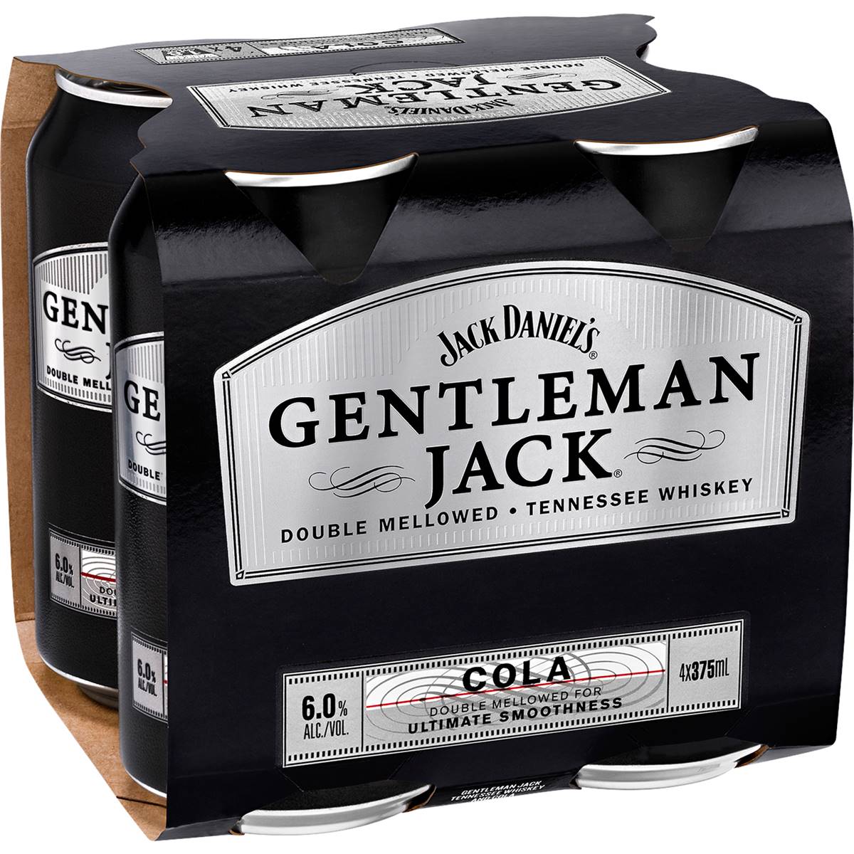 Calories in Gentleman Jack Rare Tennessee Whiskey & Cola Cans