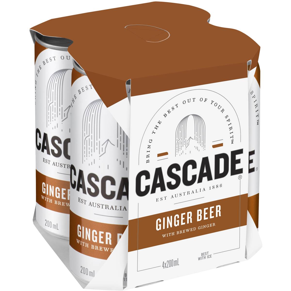 Calories in Cascade Ginger Beer Cans