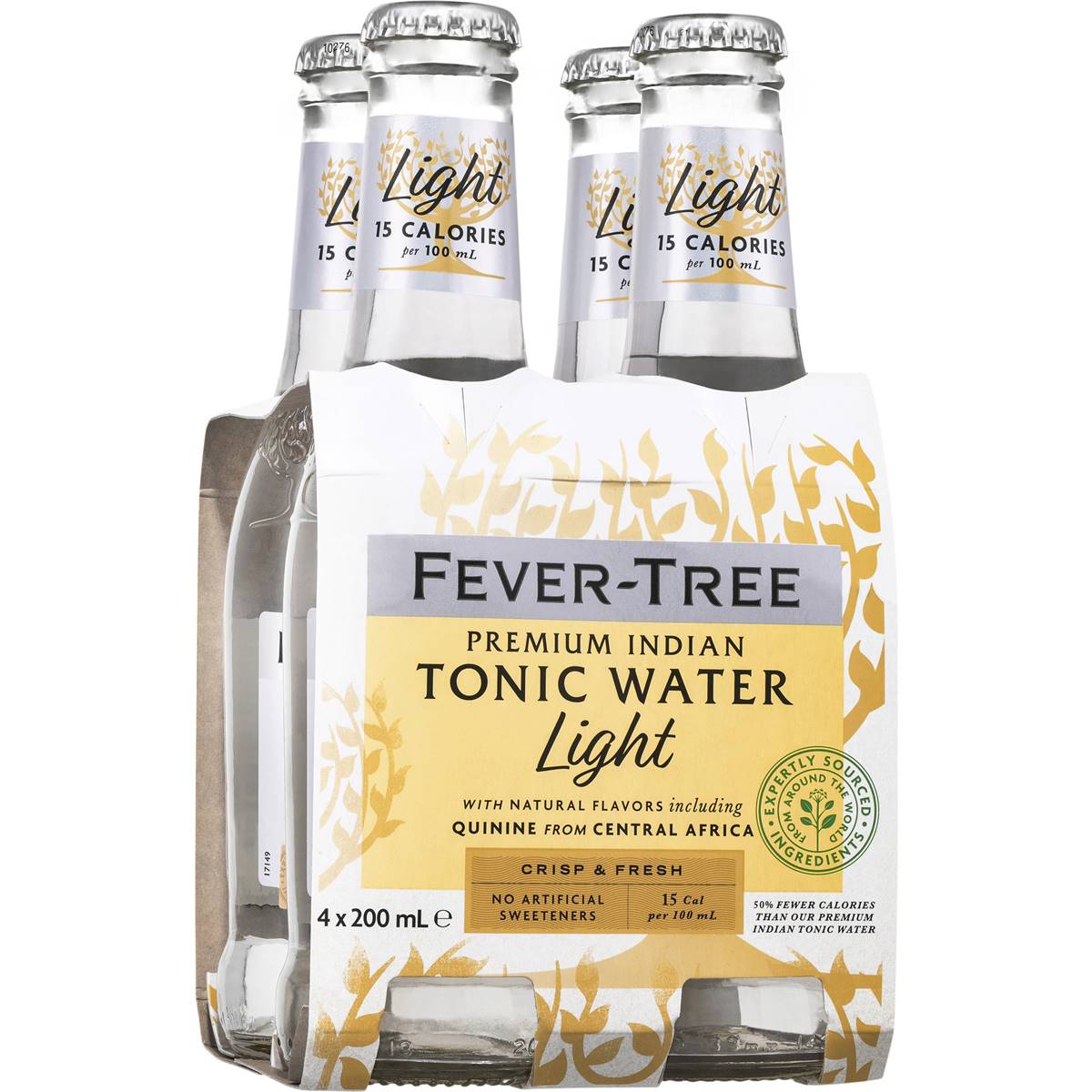 Calories in Fever Tree Naturally Light Tonic Water calcount