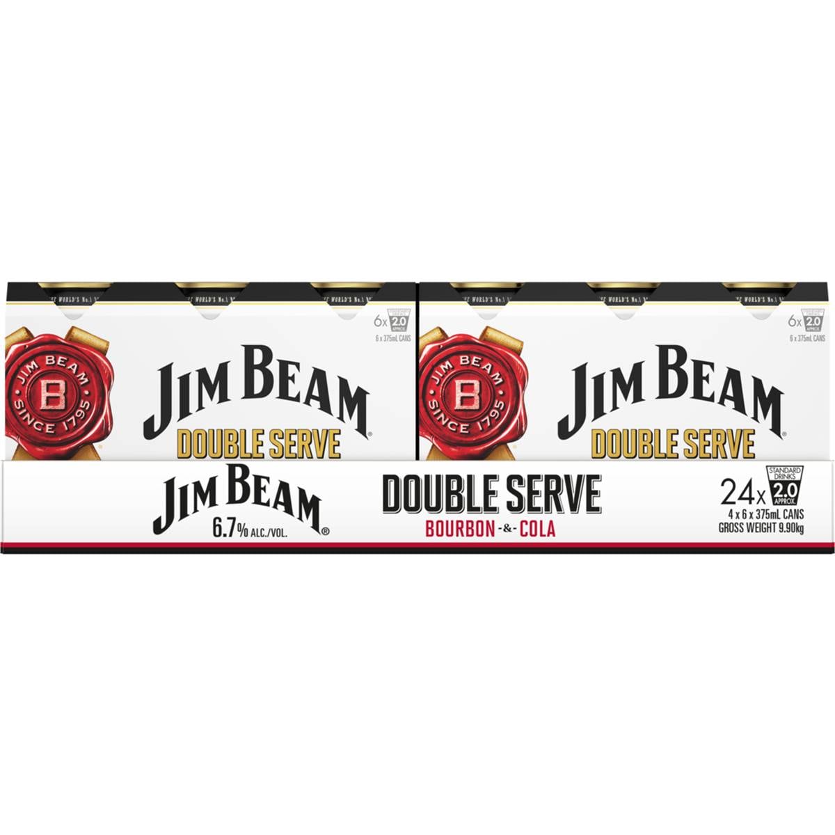 Calories in Jim Beam Double Serve 6.7 calcount
