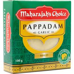Garlic Pappadams