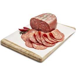 Hot Soppressa Salami Sliced From The Deli per