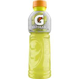 Gatorade Sports Drinks Lemon Lime Electrolyte Hydration Bottle 600ml
