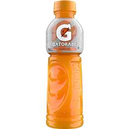 Gatorade Sports Drinks Orange Ice Electrolyte Hydration Bottle 600ml