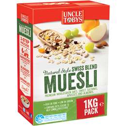 Natural Style Swiss Blend Muesli Breakfast Cereal