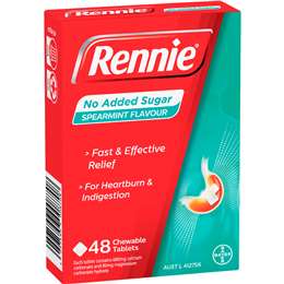 Antacid Chewable Tablets Spearmint Flavour