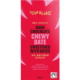 Dark Chocolate Chewy Date Bar