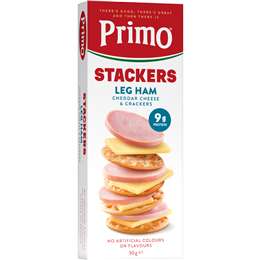 Stackers Leg Ham Cheddar Cheese & Crackers