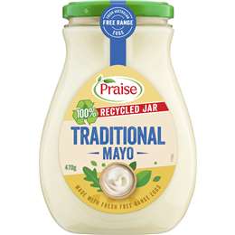 praise mayonnaise traditional 470g
