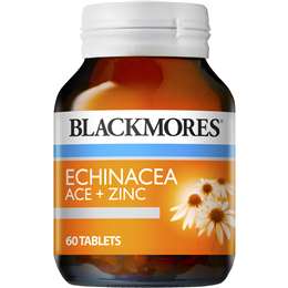 Blackmores Cold & Flu Relief Echinacea Ace & Zinc Tablets 60 pack