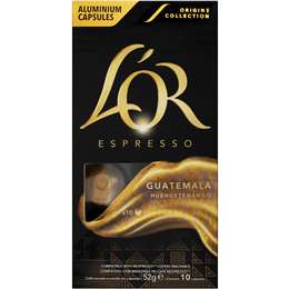 L'or Espresso Guatemala Huehuetenango Coffee Capsules 10 pack