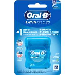 Satin Tape Clean Dental Floss Mint 25m