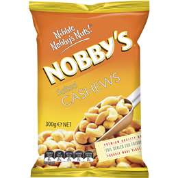 Nobby's Salted Cashews Nuts Tossed In Sea Salt 300g