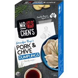 Pork & Chive Dumplings