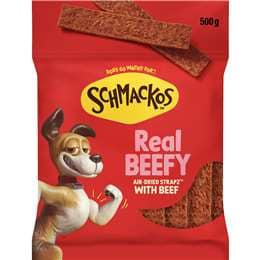 Strapz Dog Treats with Beef