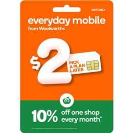 Everyday Mobile $2 Sim Pack