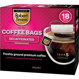 Coffee Bags Decaffeinated