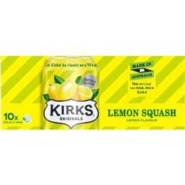 Lemon Squash Soft Drink Cans