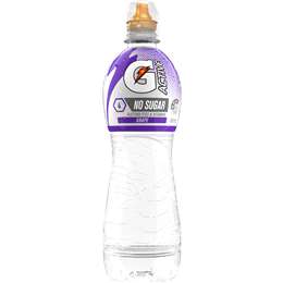 Gatorade G Active Sports Drinks Grape Water Electrolytes & Vitamins 600ml