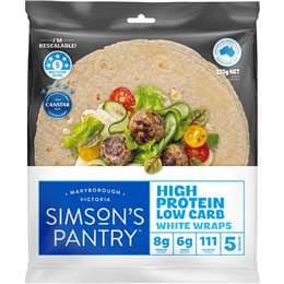 High Protein Low Carb Wraps