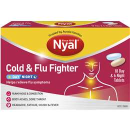 Cold & Flu Fighter Day & Night Tablets
