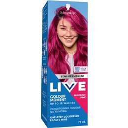 Live Shocking Pink Semi Permanent Hair Dye