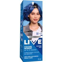 Live Electric Blue Semi Permanent Hair Dye