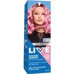 Live Cotton Candy Pink Semi Permanent Hair Dye