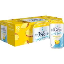 No Sugar Lightly Sparkling Pineapple Water Cans