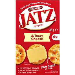Jatz Cracker Biscuits & Tasty Cheese