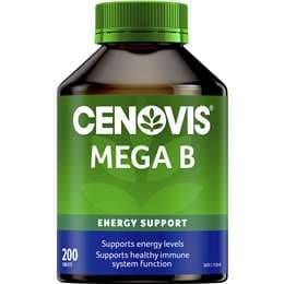 Mega Vitamin B Tablets With B3 B6 B12 + Biotin For Energy