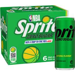 Zero Sugar Lemonade Soft Drink Mini Cans