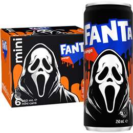 Orange Soft Drink Mini Cans