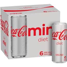 Diet Soft Drink Mini Cans