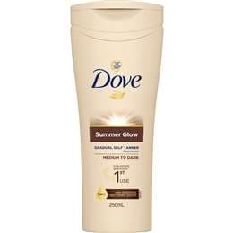 Summer Glow Body Lotion Self Gradual Tanner Medium To Dark