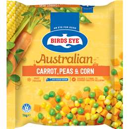 Snap Frozen Mixed Vegetables Carrot Peas & Corn