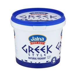 Pot Set Greek Style Natural Yoghurt