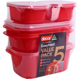 Microsafe Microwavable Container Set
