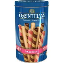 Flavoured Cream Wafers Neapolitan