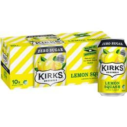 Zero Sugar Lemon Squash Soft Drink Cans
