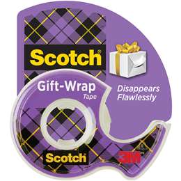Giftwrap Tape With Dispenser 19Mm X 16.5M