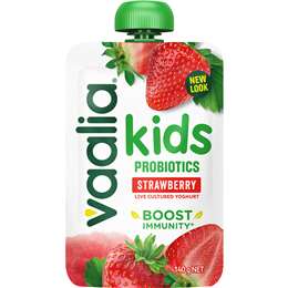 Kids Probiotic Yoghurt Pouch Strawberry