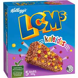 LCMs Kaleidos Rice Bubbles Snack Bars