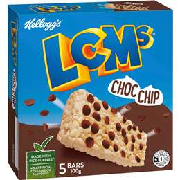 LCMs Choc Chip Rice Bubbles Snack Bars