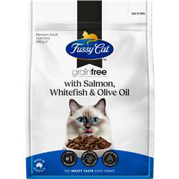 Grain Free Adult Dry Cat Food Salmon Whitefish & Olive Oil
