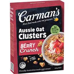 Clusters Aussie Oat Crunchy Berry Crunch