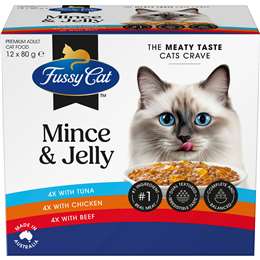 Adult Grainfree Mince & Jelly Pouches Cat Wet Food